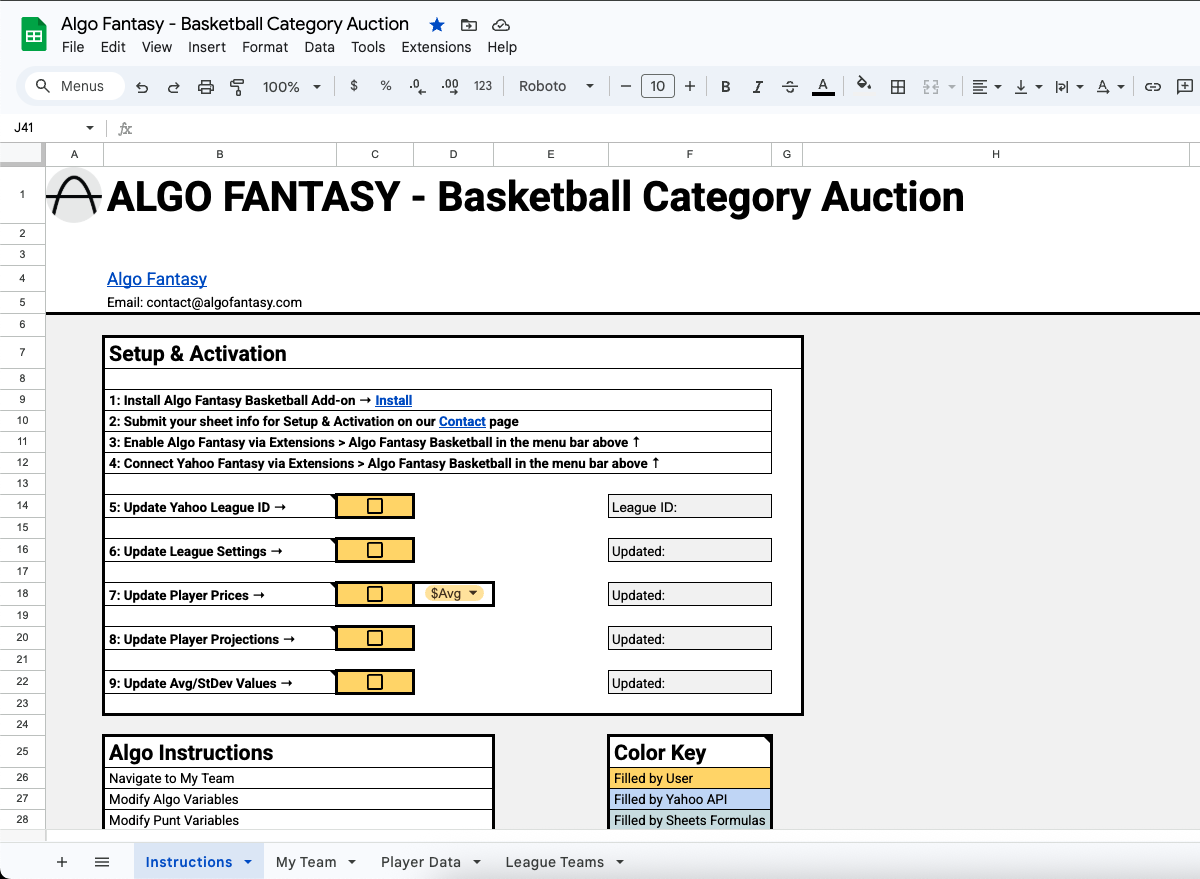 Algo Fantasy Demo Screenshot 1